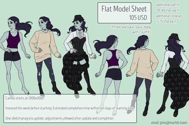 Flat Model Sheet